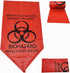 Daarcin 100pcs 24.4in Red Biohazard Waste Bags Medical Grade, Safe Infectious Waste Disposal No Leak Bags Trash Liners