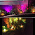 12W 800lm 120V IP66 46.5ft 4 Pack Spotlights Outdoor, RGB Color Changing Landscape Lights Plug in LED Spot Lights