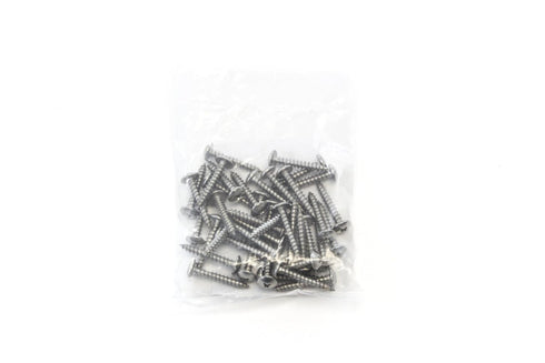 40 Piece Truss Head Screw Set, Marine Grade Stainless Steel, 10 x 1-1/4 Inches for Dock Bumper