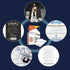 Thermal Laminating Pouches, 9"x11.5" Inches, 5mil, 100 Pack Clear Letter Size Laminating Sheets