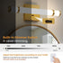 15.4 Inch 10W Dimmable 5CCT Dimmer) Gold Bathroom Vanity Light - LED Modern Bathroom Light Fixtures Over Mirror