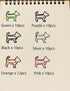 Cute Dog Shaped Paper Clips, 60 PCS, Assorted Colors, Fun Office Gifts