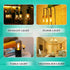 AMDTU LED Edison Bulbs, 40 Watt Dimmable, 4W E26 Bulb, 2200K Warm Yellow, T45 Amber Glass, 4 Pack