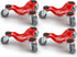 4 Pack 200 lbs 3 6.3 Inch ZEAYEA Steel Tri-Dolly, Load Capacity Wheel Mover's Dolly for Moving Furniture, Appliances