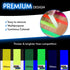 Glow King Blacklight Reactive Glow Tape - Premium UV Fluorescent Neon Party Gifts for Room Decoration