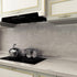 12x118 inch Light Grey Concrete Wallpaper, Peel and Stick Cement Contact Paper for Modern Industrial Style Decorative