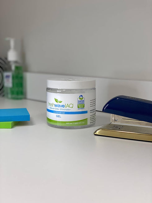 Fresh Wave IAQ 16 Fl. Oz. Commercial Odor Eliminating Gel, Natural Plant-Based Odor Absorbers for Home