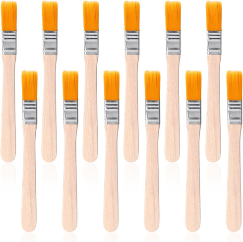 12 Pcs Paint Brush, 5 Inch Trim Painting Tool with Soft Bristle, Small Brushes for Walls, Touch Up, Cabinets