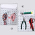 Hotop Pegboard Shelf Hooks, Metal Pegboard Shelf Brackets Kit for Art Craft Room, Kitchen, Office (8 Pieces, 6 Inch)