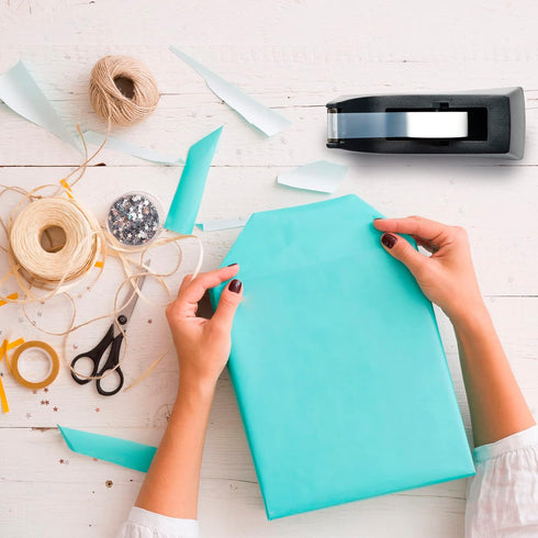 Desktop Tape Dispenser - Non-Skid Base, Weighted Tape Roll Dispenser - Perfect for Home, Office, School (4 Pack)