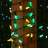 24FT 70 C6 Commercial Novelty Lights LED Christmas String Lights, Outdoor Tree Grade LED Lights, Permanent Decorations