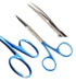 4.5") Premium German - Iris Micro Dissecting Scissors,Gum Scissors,Suture Scissors Eye/Dental Scissors Curved Straight