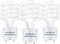 GU24 Base 2 Prong 23W 2700K 1600lm CFL Light Bulbs, T3 Spiral