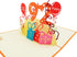 iGifts And Cards Happy 92nd Birthday 3D Pop Up Greeting Card – Unique Celebration with Balloons and Gifts