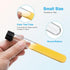 PATIKIL 30ml Test Tubes, 12pcs Glass Clear Round Bottom Test Tube Containers with Plastic Cap