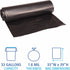 33 1.6 33" 39", 10 10 Boardwalk Recycled Low-Density Polyethylene Can Liners, Gallon Garbage Bags, mil, x Black