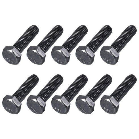 25Pcs Hex Bolts (5/16-18x1"), 304 Stainless Steel UNC Fully Threaded Hex Head Screw Bolt for Furniture Repair, Black