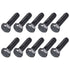 25Pcs Hex Bolts (5/16-18x1"), 304 Stainless Steel UNC Fully Threaded Hex Head Screw Bolt for Furniture Repair, Black