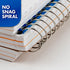 Mead 5 Subject Spiral Notebook, College Ruled, 180 Sheets, 10-1/2" x 8", Color Selected For You, 1 Count