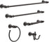 Delta VES50-VBR Vessona Wall Mount Toilet Paper Holder, Spring-Loaded Bath Hardware Accessory in Venetian Bronze