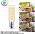 E14 Cooker Hood Bulbs, Warm White 2-Pack, European Base, AC110V-130V for Refrigerator, Sewing Machine, Range Hood Light