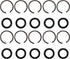 10 Packs 1/2" Impact Wrench Socket Retainer Rings with O-ring, Replacement Parts