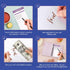 SOUL MAMA Budget Binder with Cash Envelopes, Pink Money Organizer for Budgeting, Money Saving Binder