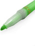 Zebra Kirarich Glitter Ink Highlighters, Chisel Tip, Green, Pack of 5