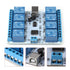 8-Channel 12V USB Relay Board - Module Controller for Automation Robotics