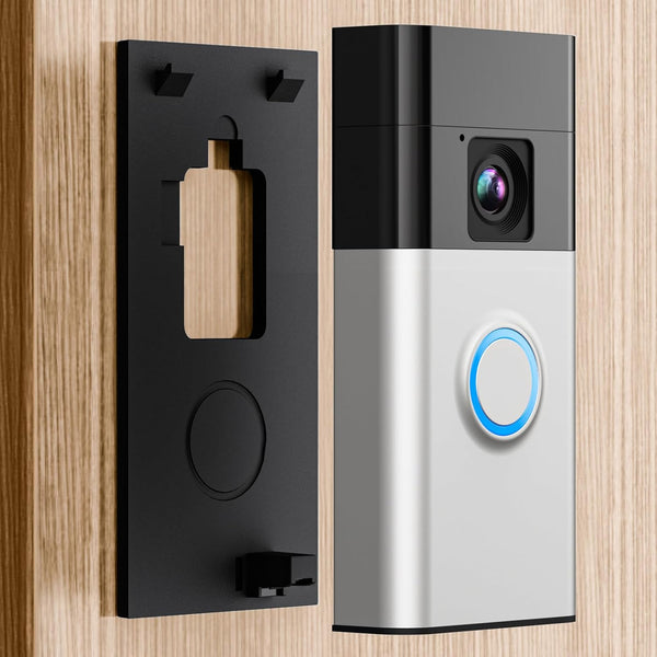 LOCKA Adhesive Mount for Ring/Other Battery Doorbell (2024 Release), No Drilling Camera