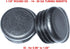 Pack of 8 Round Black Plastic Tubing Plugs, 1 1/8" End Caps for Steel Furniture/Fencing Post