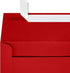 LUXPaper Invitation Envelopes #9 Slimline | Peel & Press | 3 7/8" x 8 7/8" | Ruby Red | 80lb. Text | 50 Qty
