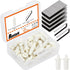 130Pcs Professional Plantation Shutter Repair Kit, 50Pcs Spring Loaded Shutter Pins and 80Pcs Tilt Rod Louvers