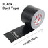 4 Inches Duct Tape Black, Industrial Grade 4 inches x 55 Yards, Heavy-Duty, Waterproof, UV Resistant