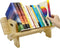Generic Couch-Style Desktop Bookshelf Organizer - Natural Wood Desk Top Bookshelf for Books,