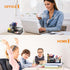 Pen Holder for Desk, 3 Compartments Mesh Pencil Holder Set with Cup and Paper Clip Holder, Ideal Office School Supplies
