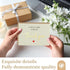 ZestHub 40 Pack 5x3.5 Inchs Small Thank You Cards, Mini Gold Foil Thank You Notes Bulk with Envelopes and Stickers