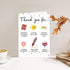 Zyulin Lovely Thank You Teacher Card, Great Teacher Appreciation Gifts Card from Students, Thank You for Helping Me