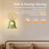 GEEZO Vintage Battery Operated Wall Sconce, with Rechargeable Battery Powered Wall Light with Remote Control