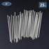 Nickel Plated 4 Inch Hanging Nails - 25pcs, Ideal for Wall & Wood, Long Nails for Various Projects