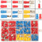 280PCS Crimp Connectors, 2.8mm 4.8mm 6.3mm Male and Female Spade Connector Kit for Electrical Terminals