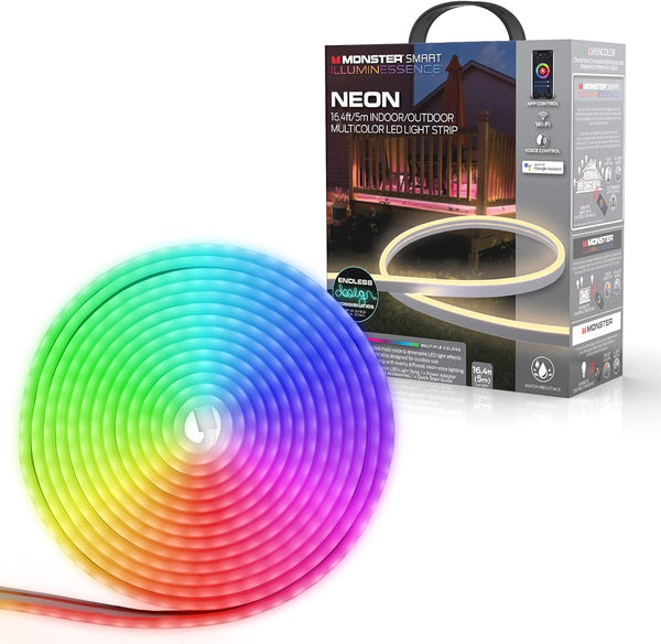 XTREME DIGITAL LIFESTYLE ACCESSORIES Monster 16.4 ft Smart Indoor and Outdoor Multi-Color
