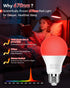 Neporal 7W 670nm Bulbs 100% Bulb, A19 60W Bulbs 1 Pack Red Light for Sleep, Blue Light Blocking Red Light Night Light