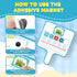Laffunz Phonemic Awareness Elkonin Boxes Dry Erase Board, Magnetic Letter Tiles Spelling Reading Sound Games for Kids