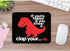 oFloral Mermaid Scales Gaming Mouse Pad - Bright Fish Scales Decorative Mousepad, 7.9X9.5 Inch