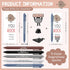 Sayglossy 36 Sets You Rock Office Funny Gift Motivational Employee Appreciation Gifts Bulk Ballpoint Pens Inspirational