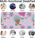 Generic 35. 4" 16. 5" Funny Pattern Desk Mat Multifunctional Large Keyboard Mouse Pad, Waterproof Dual Sided Desk Mat