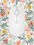 Small Mouse Pad, Mini 6 x 8 Inch with Non-Slip Rubber Base for Home Office & Travel (Pretty Flowers)