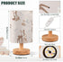 Oarencol Bedside Table Lamp Woodland Animals Nightstand Lamp with Wood Forest Deer Floral Pink Desk Lamps for Bedroom