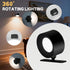 Generic 3 Dimmable 360 Sweden Wall Lamps with Remote, Color Temperatures, & Rotatable Magnetic Sconces for Bedroom